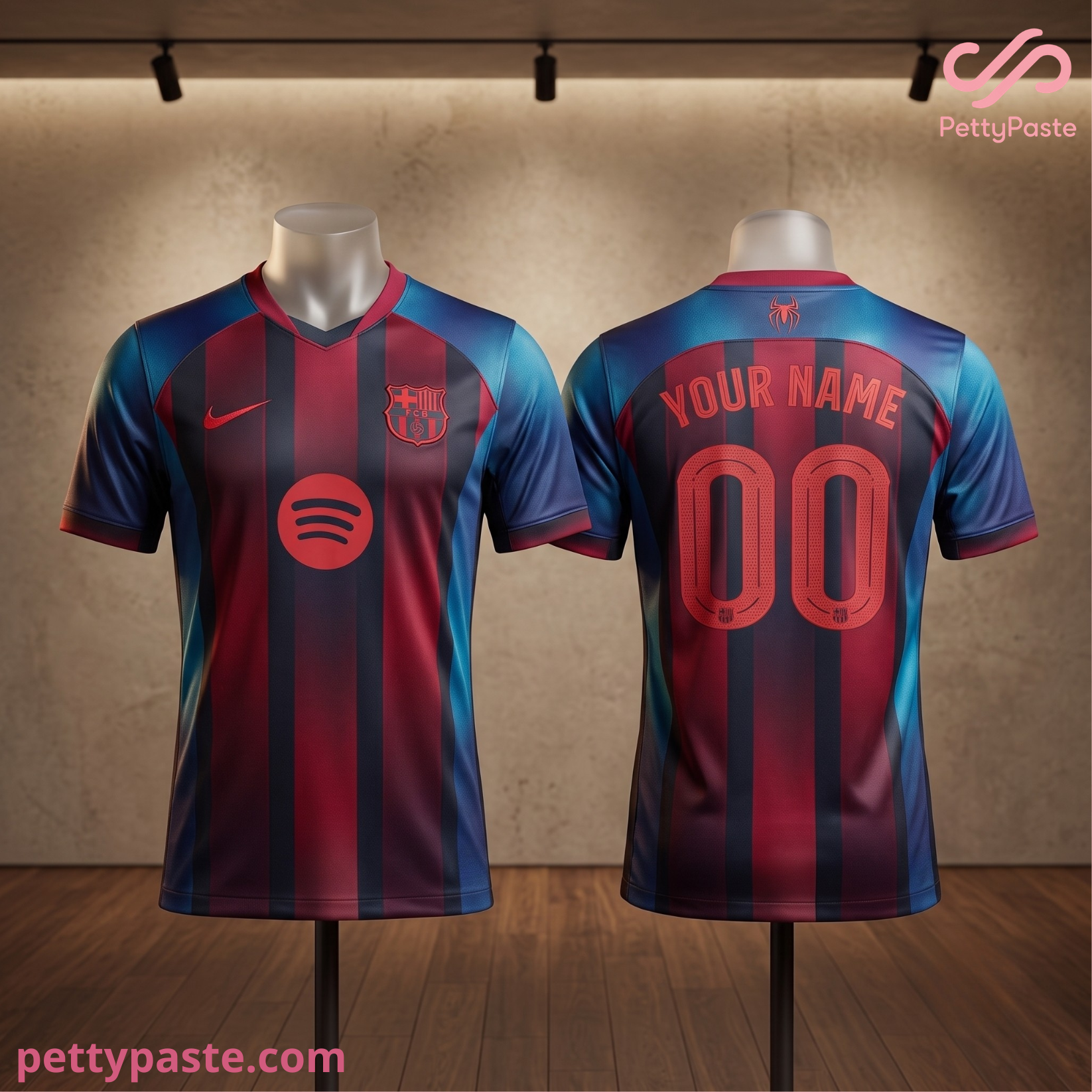 FC Barcelona x Spider-Man Brand New Day Football Soccer Jersey