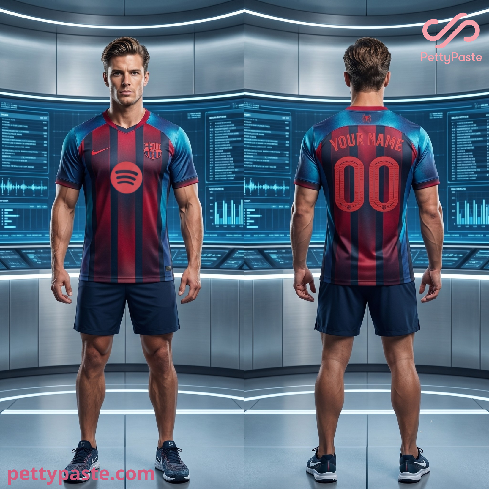 11 FC Barcelona x Spider-Man Brand New Day Football Soccer Jersey — image 4