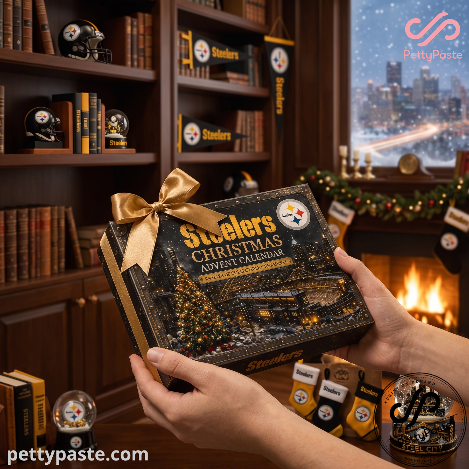 3 Dallas Cowboys Christmas Advent Calendar – 24 Days of Collectible NFL Ornaments Box — image 2