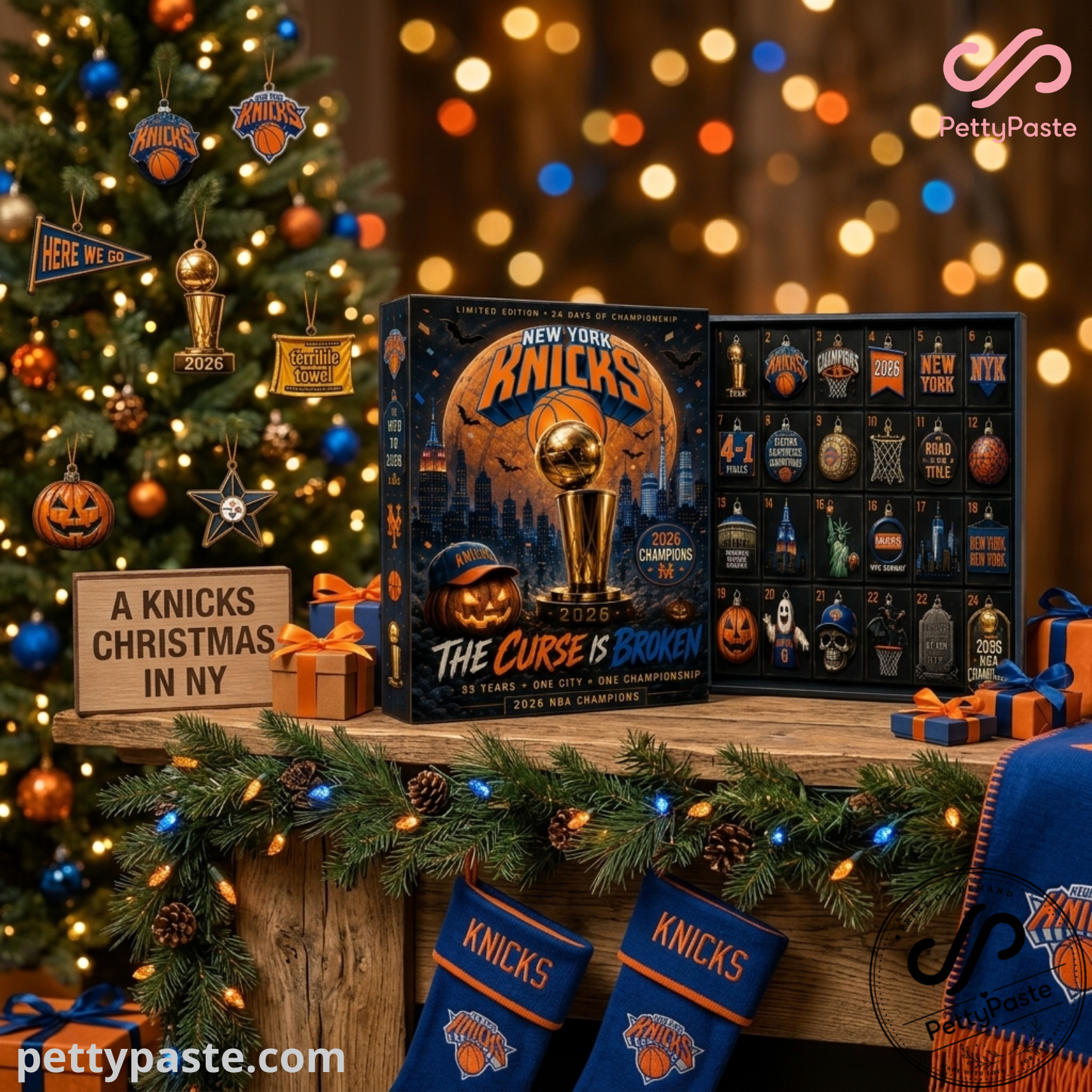 8 New York Knicks 2026 NBA Champions Advent Calendar – 24 Days Championship Keepsakes — image 2