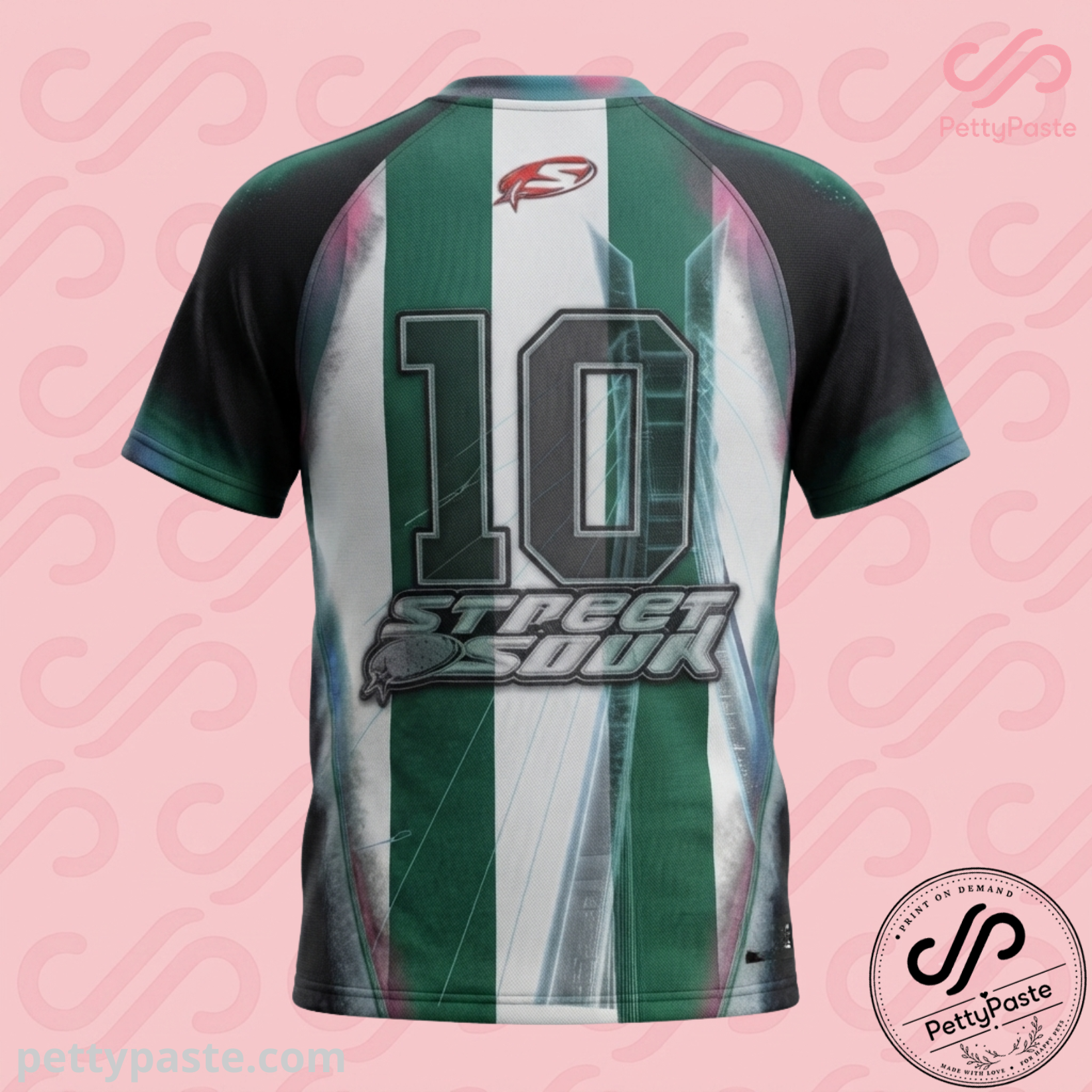 12 Power Horse #01 Graphic Basketball Jersey Shirt — image 2