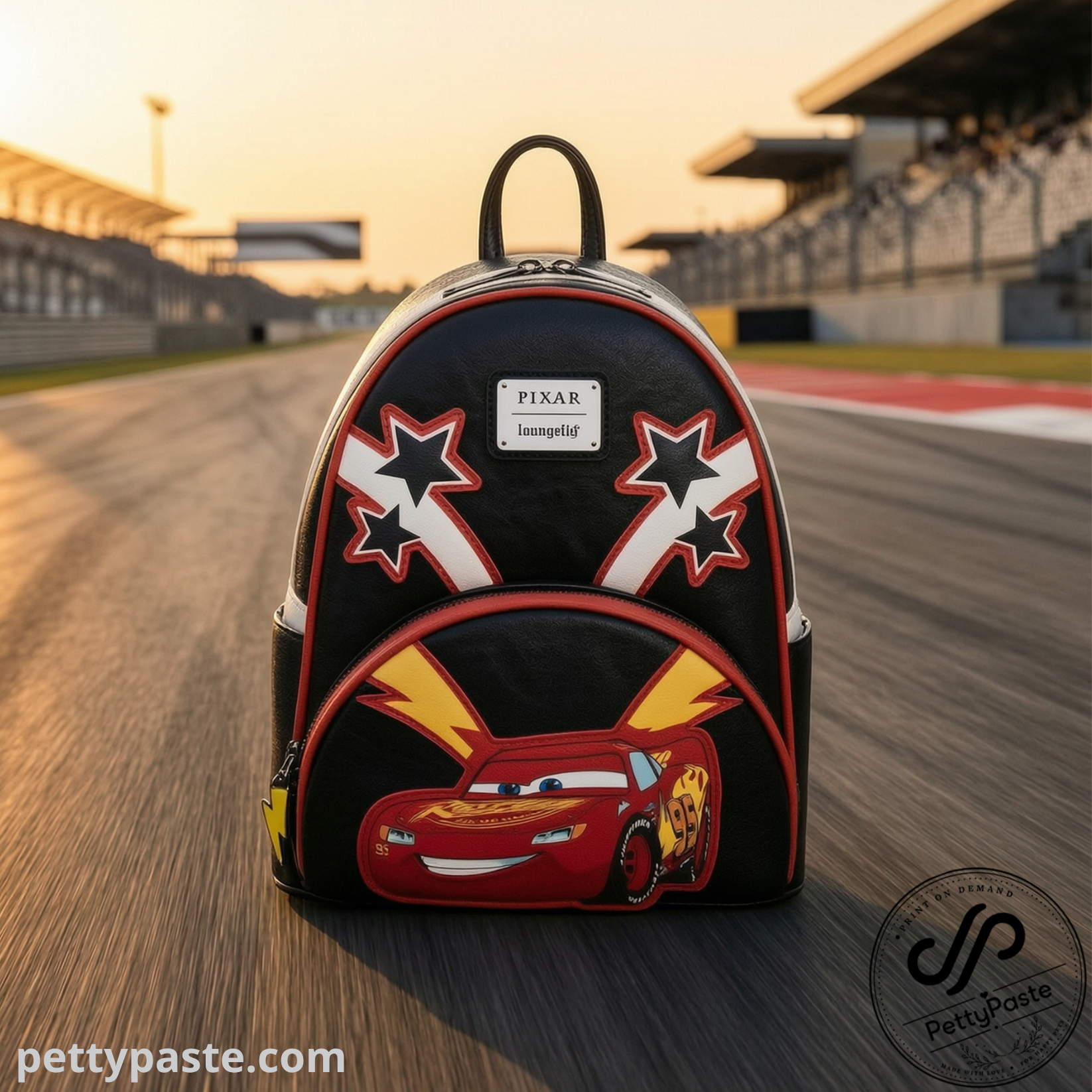 Pixar Cars Lightning McQueen Mini Backpack (1) Pixar Cars Lightning McQueen Mini Backpack — image 2