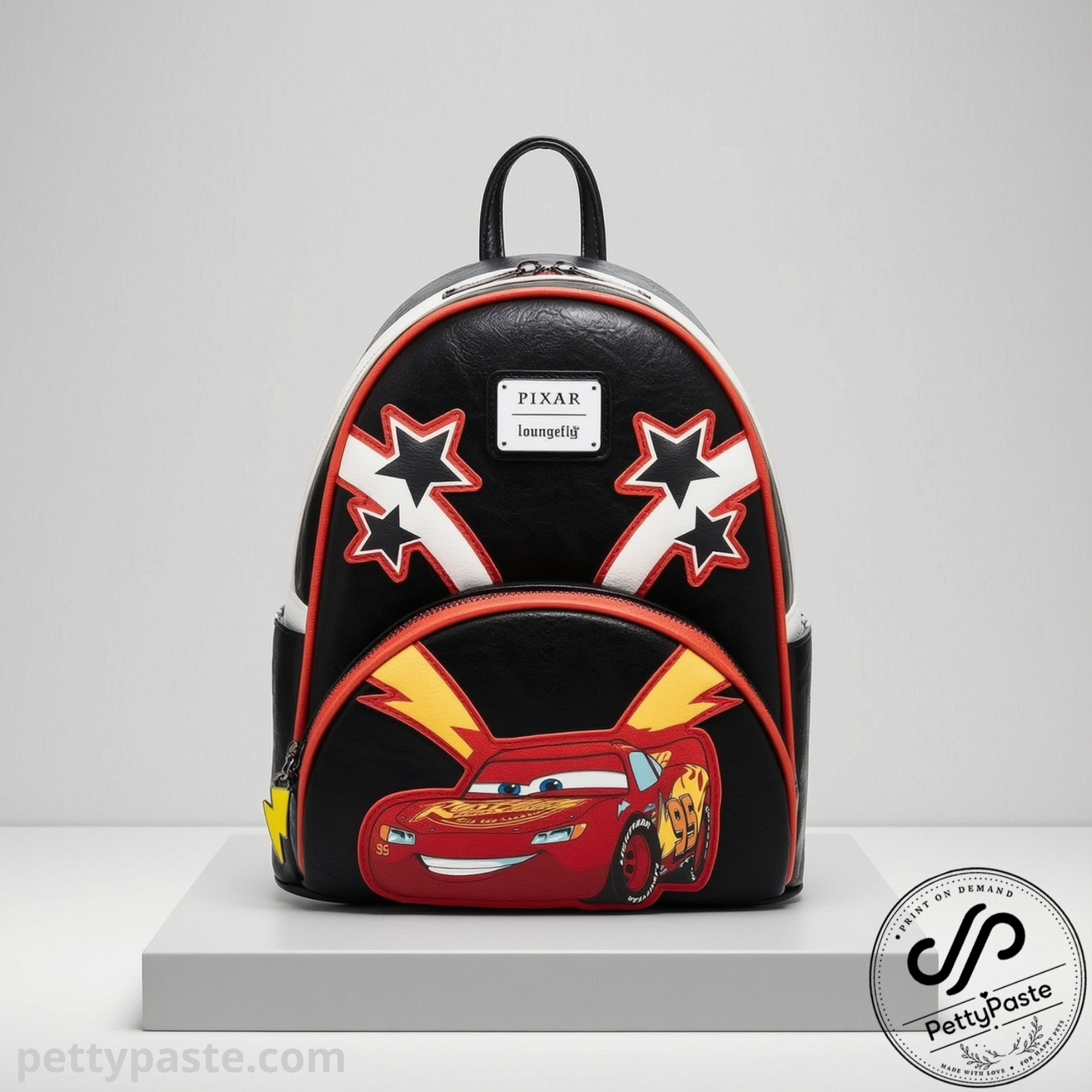 Pixar Cars Lightning McQueen Mini Backpack (3) Pixar Cars Lightning McQueen Mini Backpack — image 3